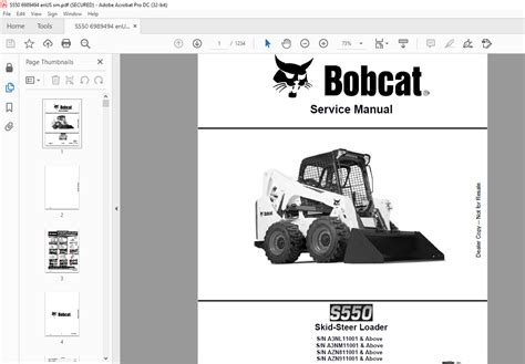 2013 bobcat skid steer loader s550 specs|bobcat s550 manual pdf.